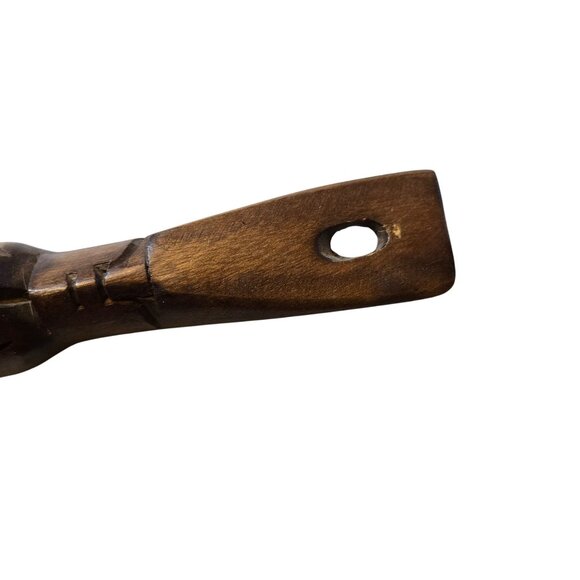 Large Wooden Fork And Spoon Tiki Wall Decor Handcarved Decorative Kitchen Art - Picture 11 of 16